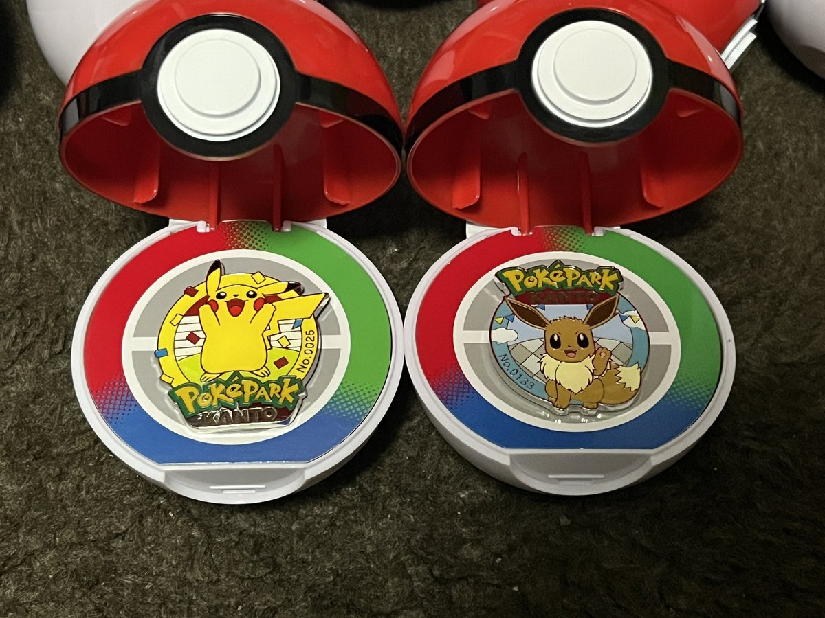 ポケパークレポ モンスターボールのポケモンピンバッジ10個の開封結果
