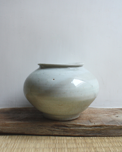 李朝白磁壺（塩笥） : 青蓮亭日記