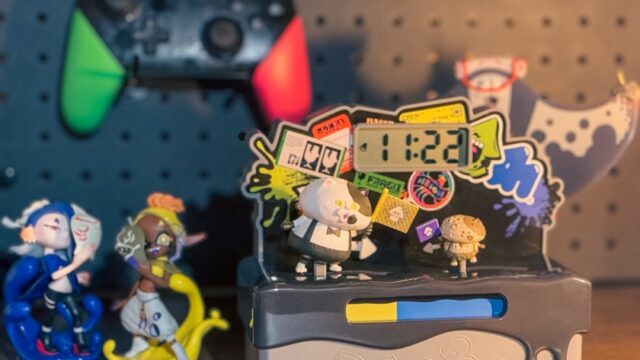 一番くじ スプラトゥーン3 】A賞の動くアラームクロックがめちゃ可愛く
