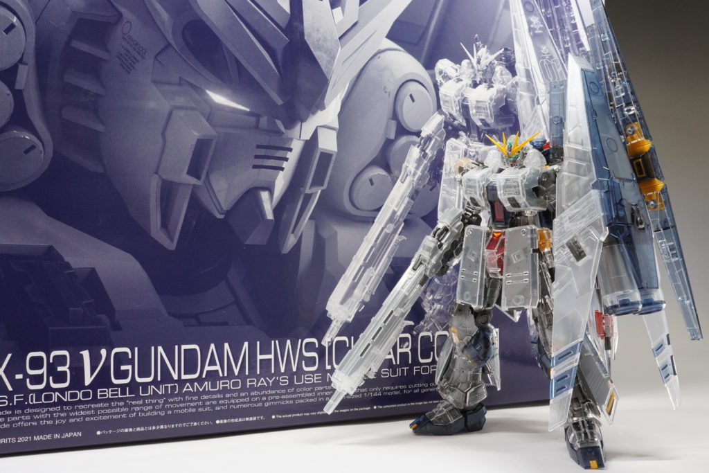 イベント限定】RG νガンダムHWS [クリアカラー] レビュー | プレナム速報