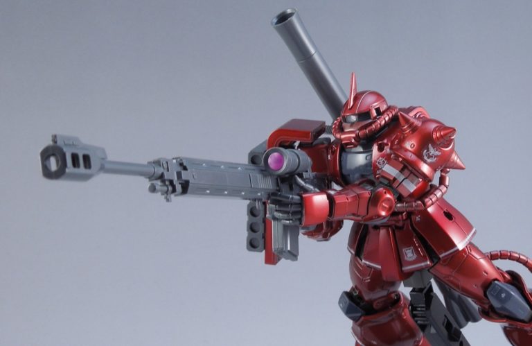 ガンプラ【HGOG シャア専用ザクⅡ 赤い彗星Ver．】レビューその②