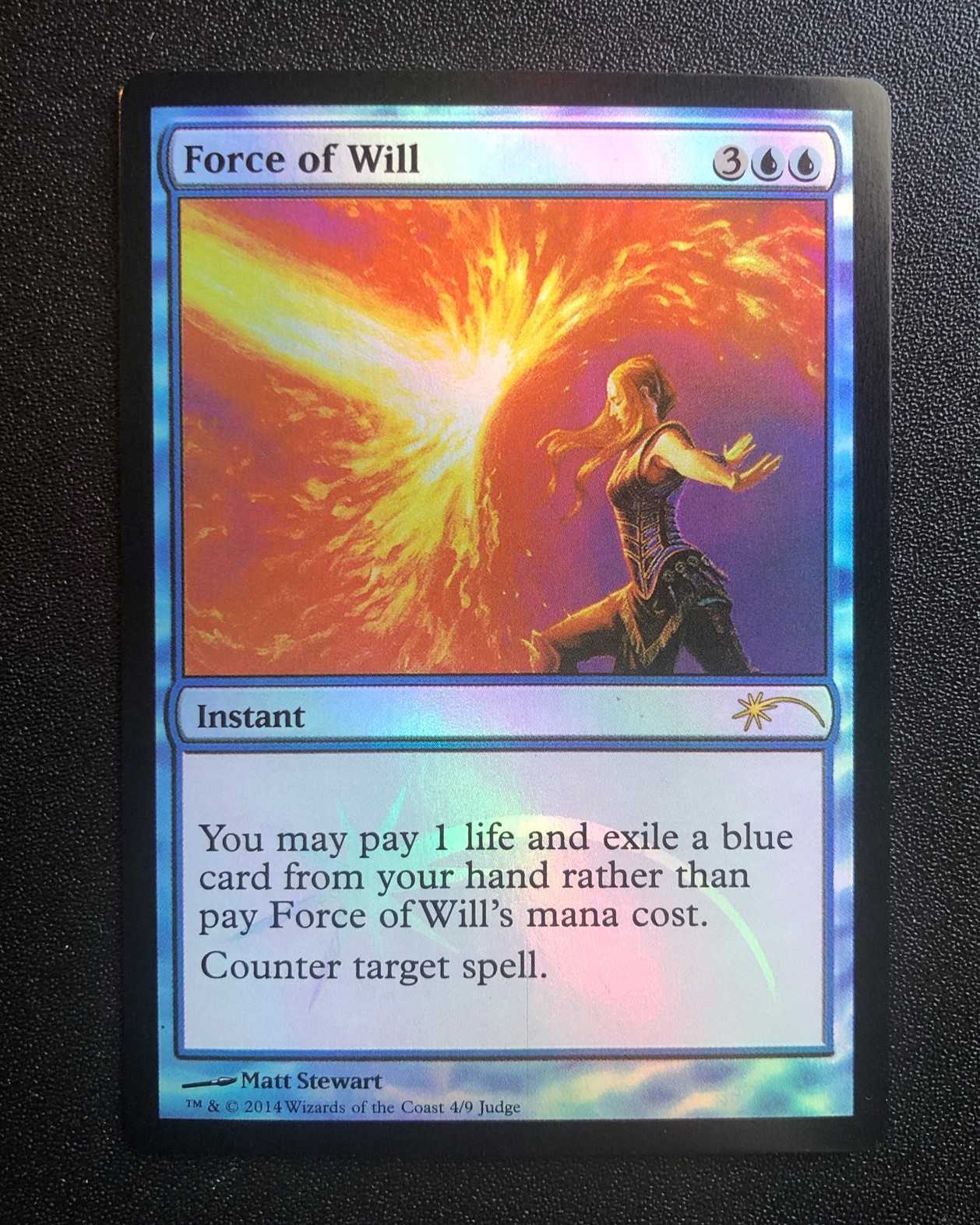 Force of Will (FOIL) - MTG Proxy Judge Gift - Proxy King