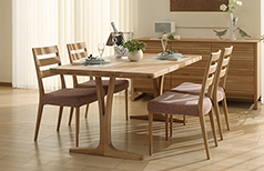 食堂テーブル（4本脚） DT8411E152 | ダイニングテーブル | 家具を