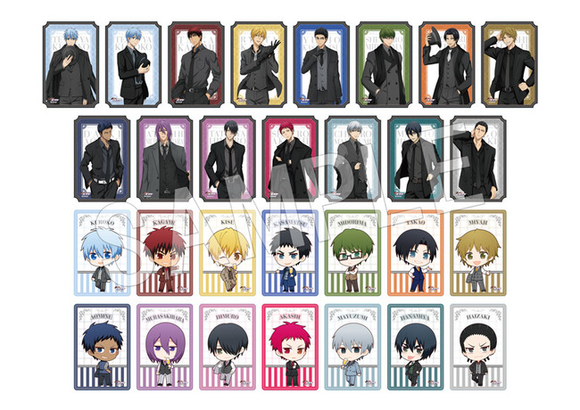 黒子のバスケ』よりフォーマルなスーツ姿の描き下ろし「缶バッジ