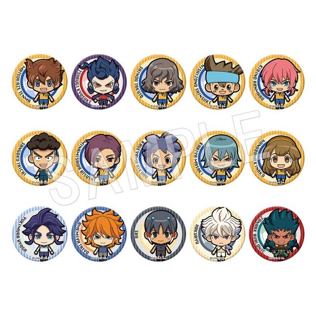 イナズマイレブン SD フェア」がChugaionlineで開催！全45種の缶バッジ