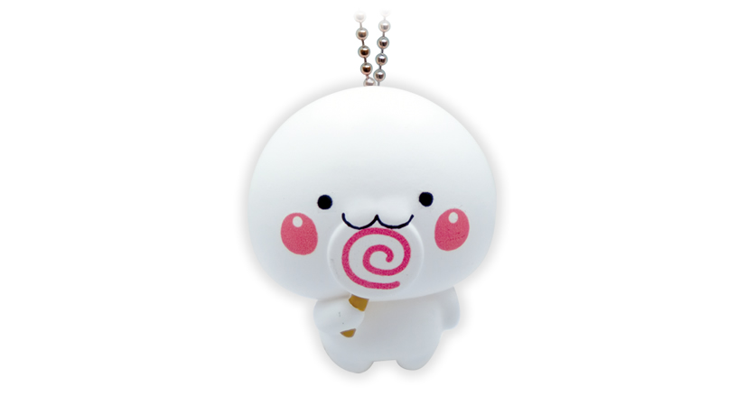 しろまる マスコットボールチェーン | Qualia