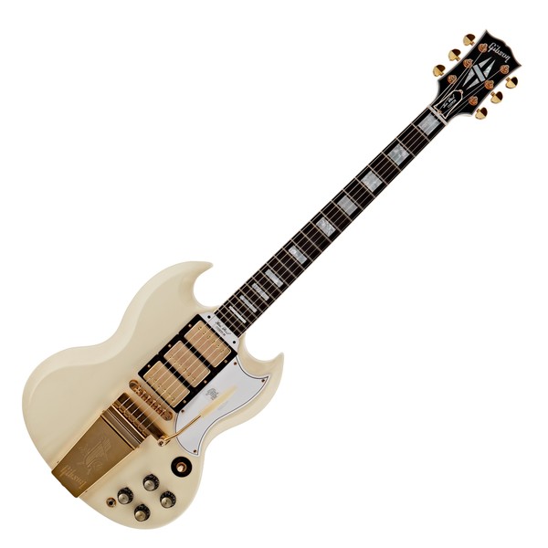 Gibson Custom 1963 Les Paul SG Reissue w/ Maestro, Classic White