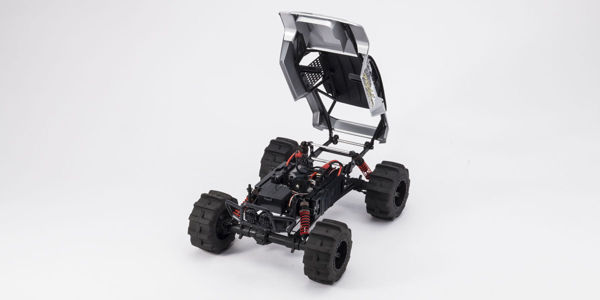 FO-XX VE KT-231P送信機付 1/8 EP 4WDモンスタートラック レディセット