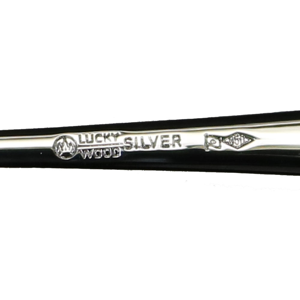 中古】 スプーン LUCKY WOOD製 5本 セット シルバー950 ユニセックス