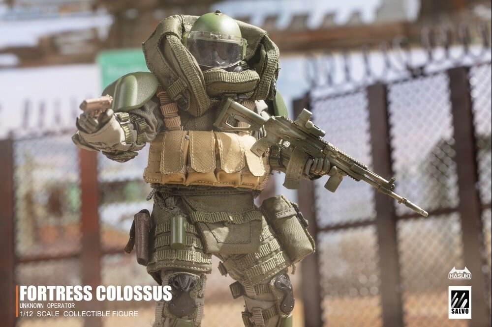 Salvo Series Black Ops SA02 Fortress Colossus 1/12 Scale Action