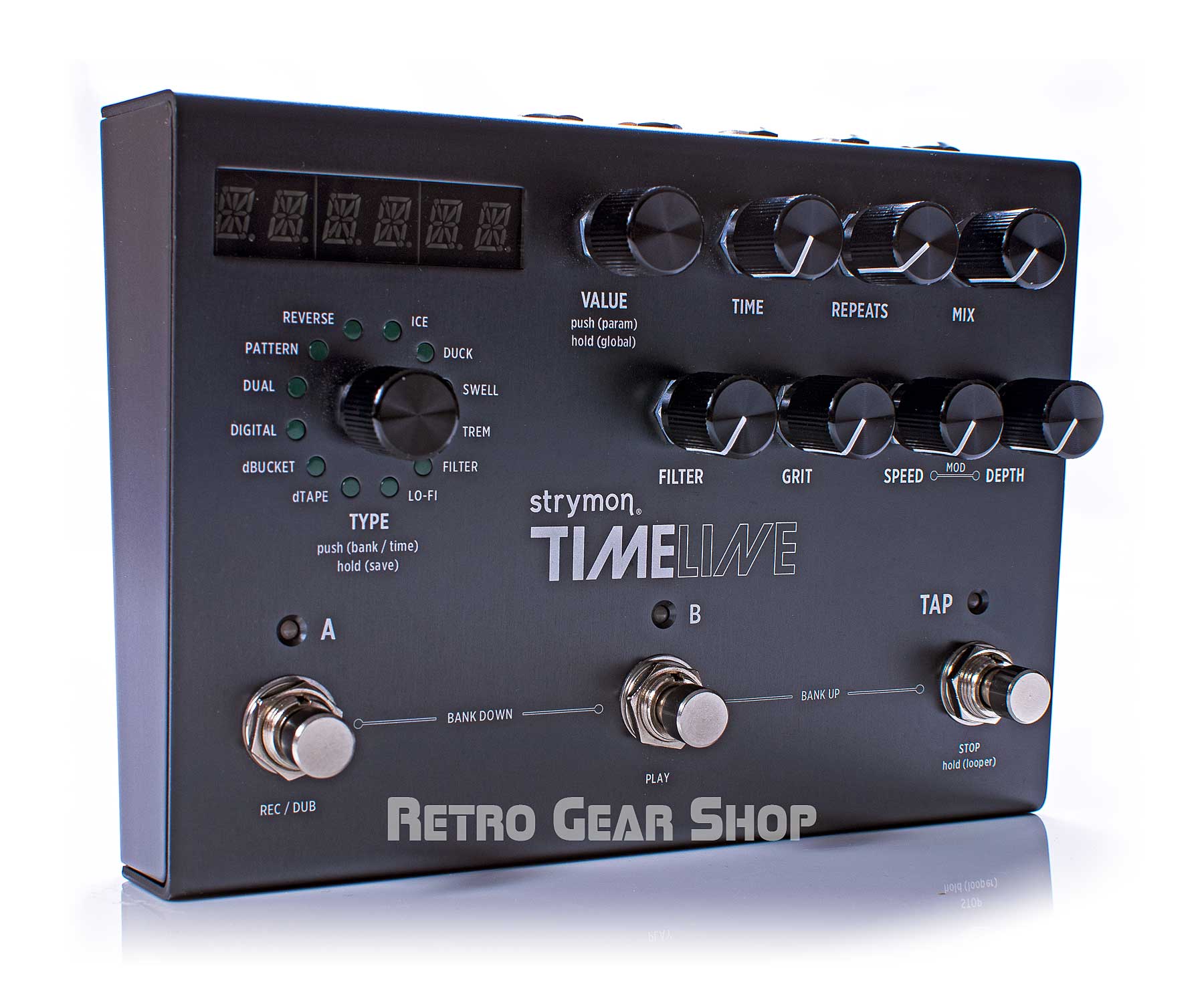 Strymon TimeLine Multidimensional Delay Guitar Effect Pedal– Retro
