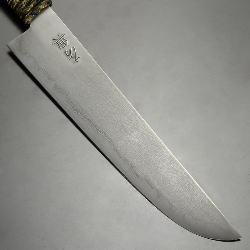 興梠房興日本刀鍛錬場 カスタムナイフ 玉鋼製ブレード 折り返し鍛錬7回