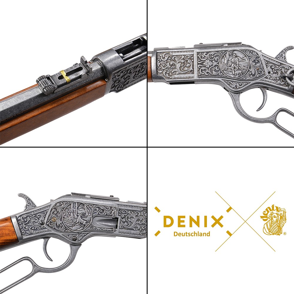 DENIX M73カービン 彫刻 ウィンチェスター 装飾銃 モデルガン 1253 G
