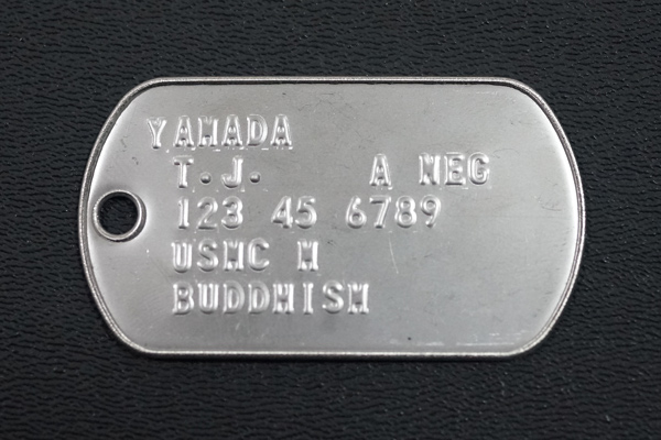 米軍のドッグタグの打ち方 | ミリタリーショップ レプマート