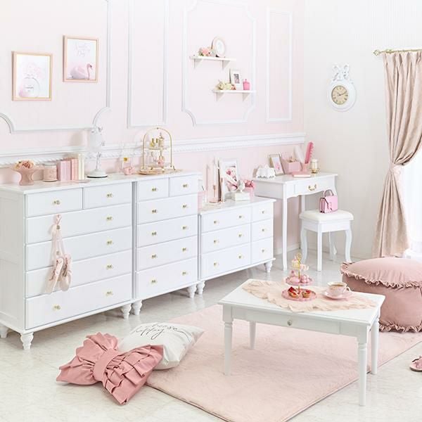 直送】デスク/Felicite(フェリシテ)｜かわいいお姫様インテリア家具