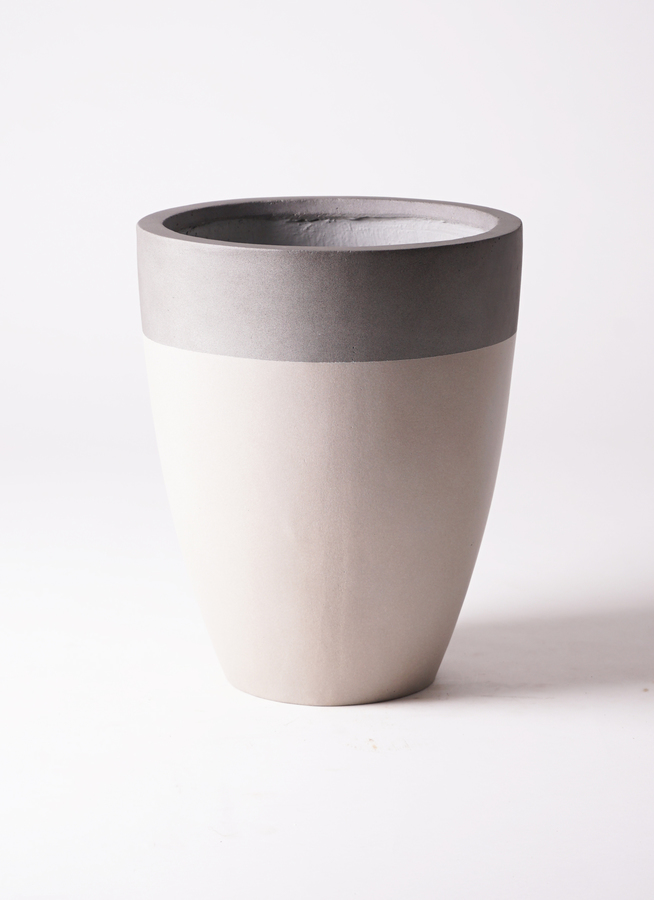 鉢カバー ファイバーストーン カプリ 8号鉢用 サンディホワイト