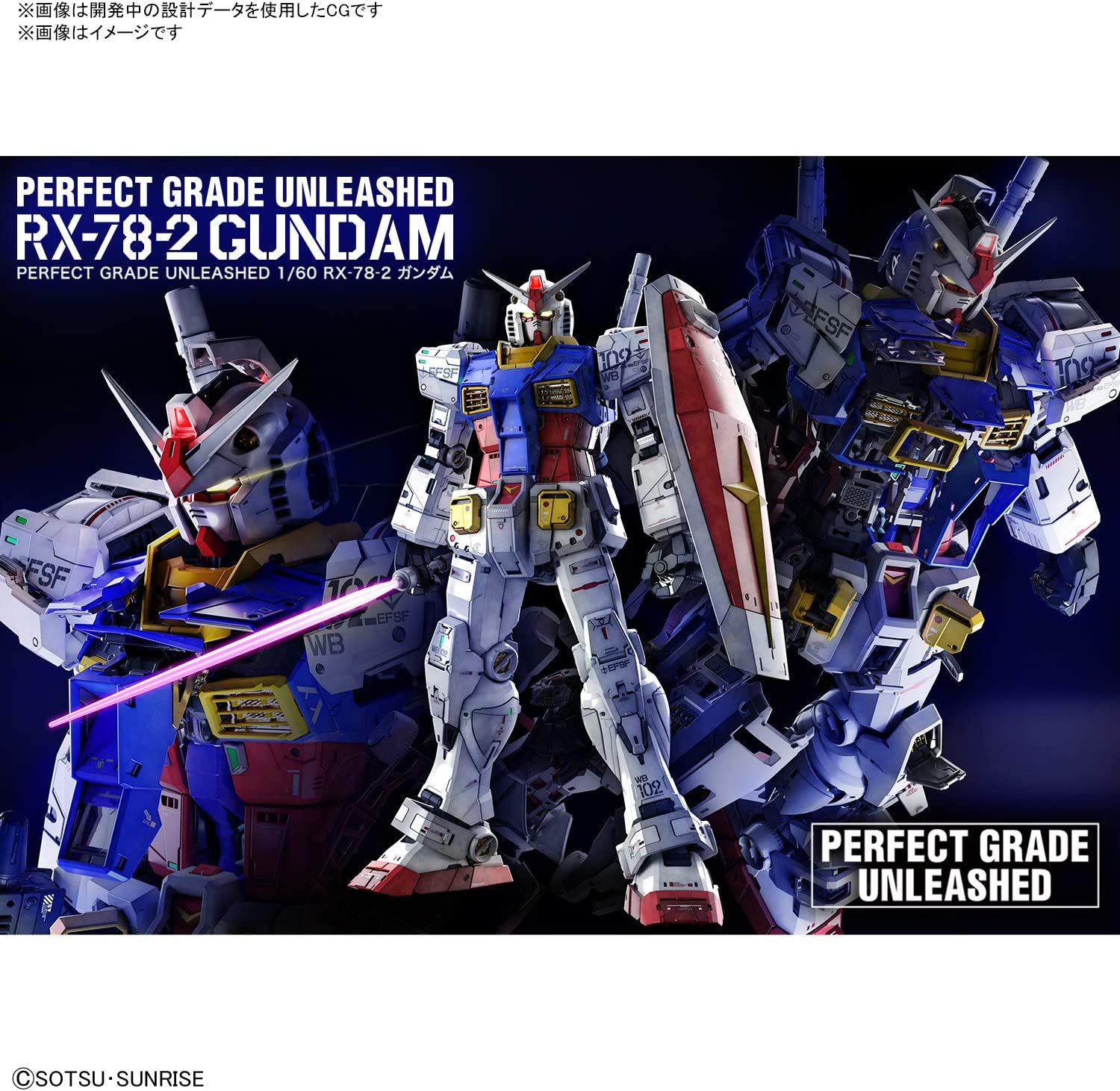PG UNLEASHED Mobile Suit Gundam RX-78-2 Gundam 1/60 scale