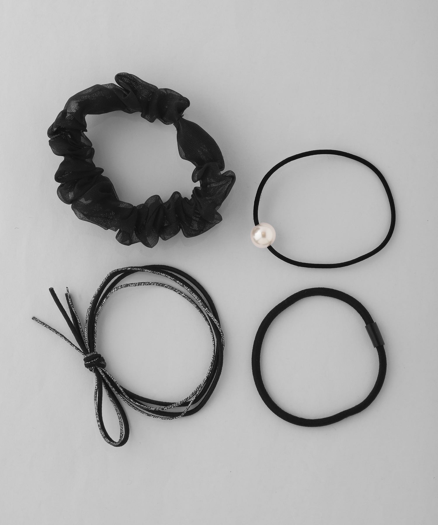 ANEMONE】シュシュ×デザインヘアゴム[4本セット]｜SANPO ONLINE