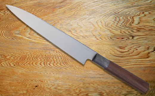 柳刃（刺身）包丁7寸白鋼（右）