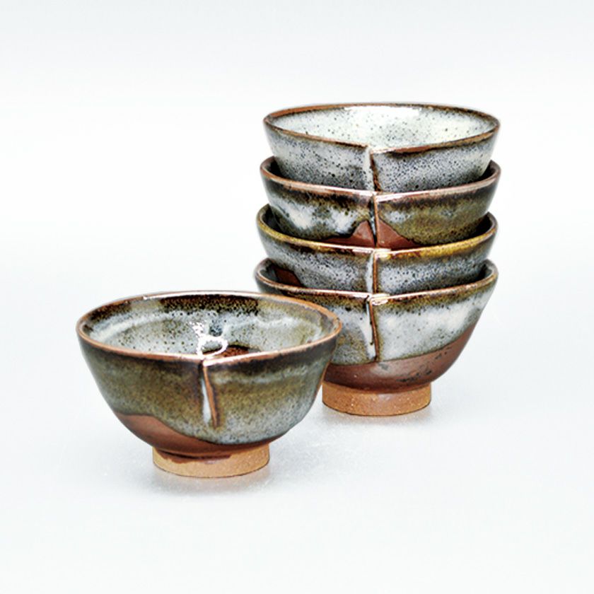 茶道具 数茶碗（かずちゃわん） 汲出茶碗 唐津 10客 楽山窯 | 千年の