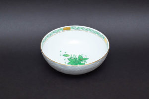 ヘレンド アポニー・グリーン オーバルディッシュを買い取りました