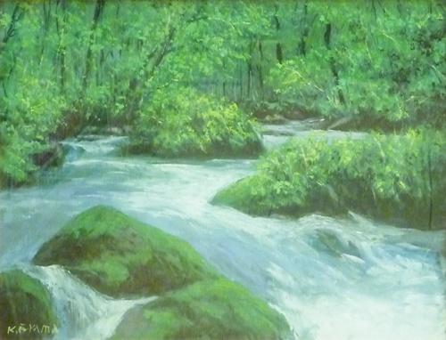 油彩画6号 「北アルプス白馬岳」 | ｜正光画廊