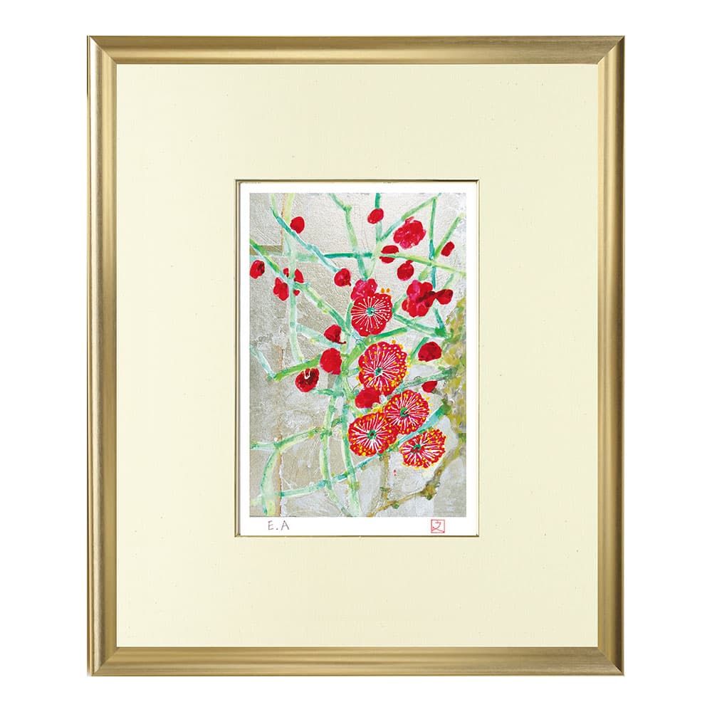 堀文子の珠玉作品を版画としてお手元に｜『名もなき草達』額装