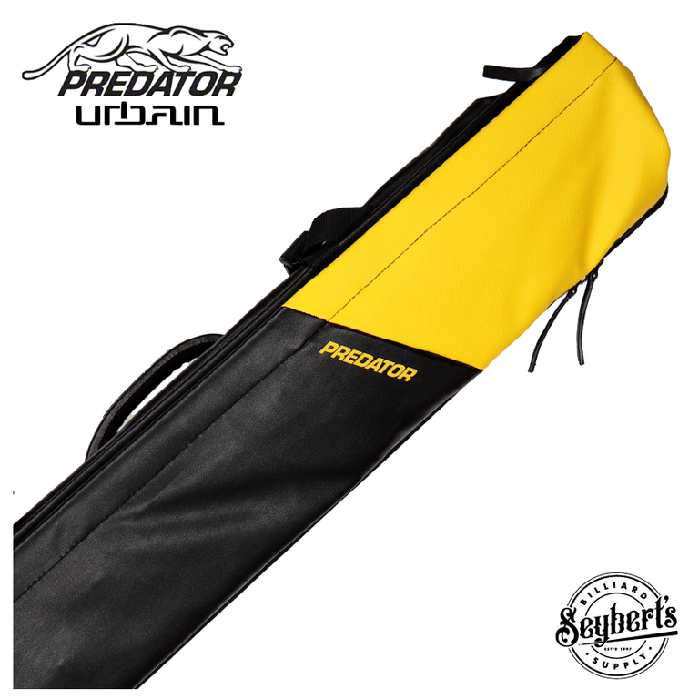 Predator Urbain Black/Yellow Top Zip 2x4 Hard Pool Cue Case