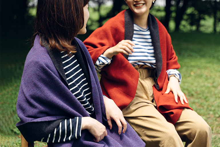 新潟直送計画】五泉製ニット「CLEMATIS」ストール – アークリード