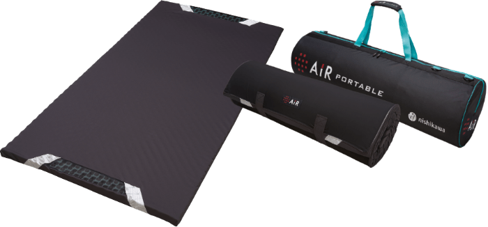 エアーポータブル］モバイルマット 3.5×97×195cm マルチ 表地