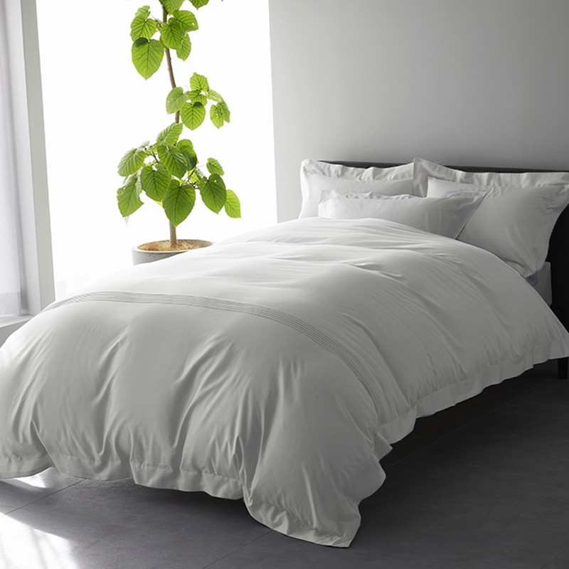 西川プレミアム 掛けふとんカバー（海島綿サテン） （シングルロング