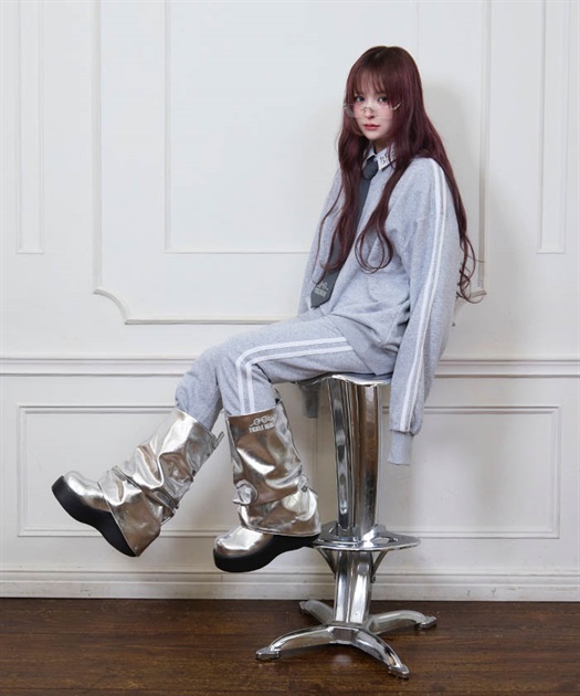 FBギャザーロングブーツ | Fickle Bebe