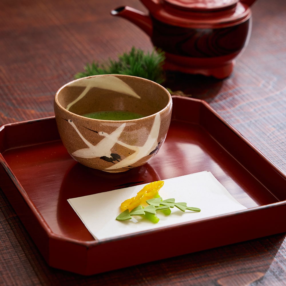 美濃焼 鶴の茶碗: インテリア・ライフスタイル | スイーツ・グルメ