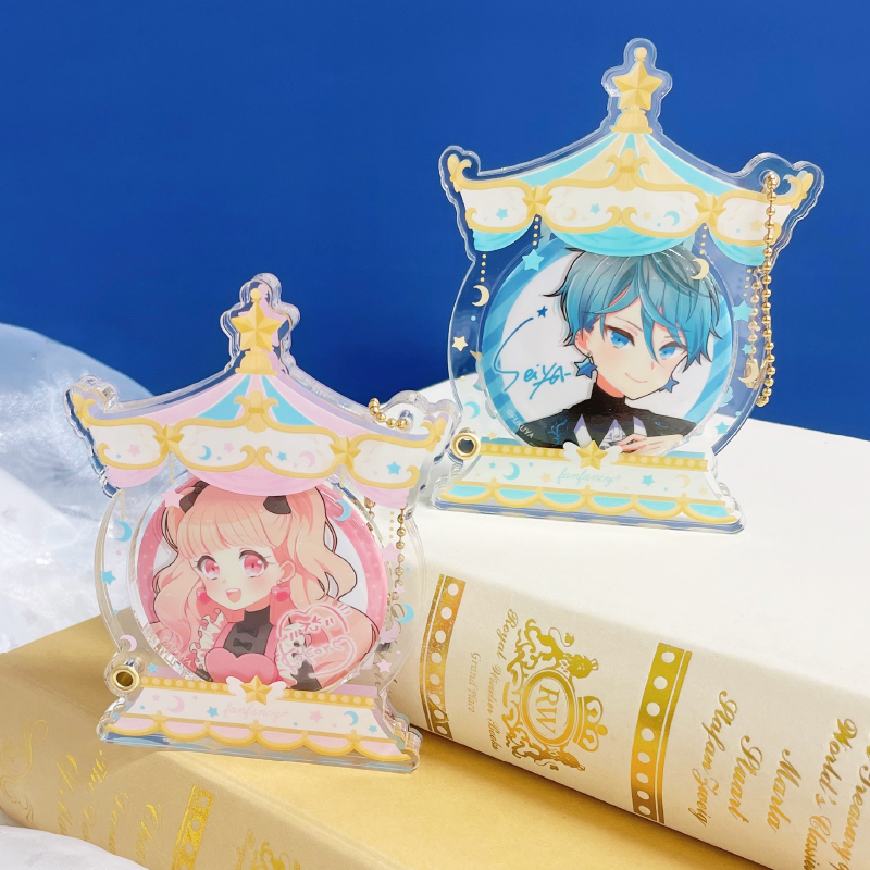 缶バッジアクリルフレーム メリーゴーランド グリーン| FUKUYA ONLINE