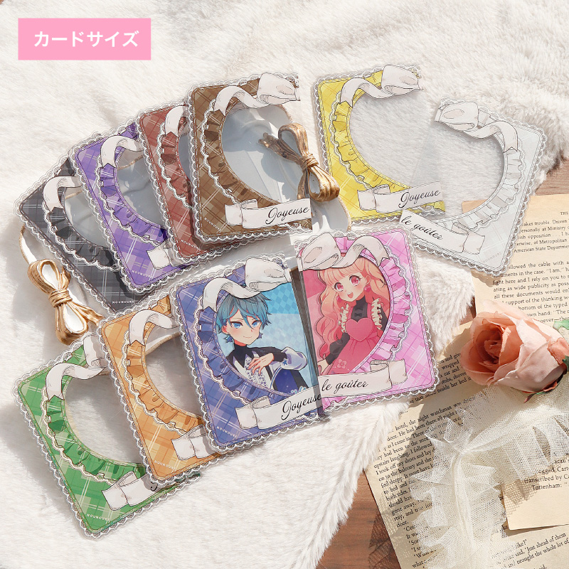 硬質ケース ペアクラシックチェック カードサイズ オレンジ| FUKUYA