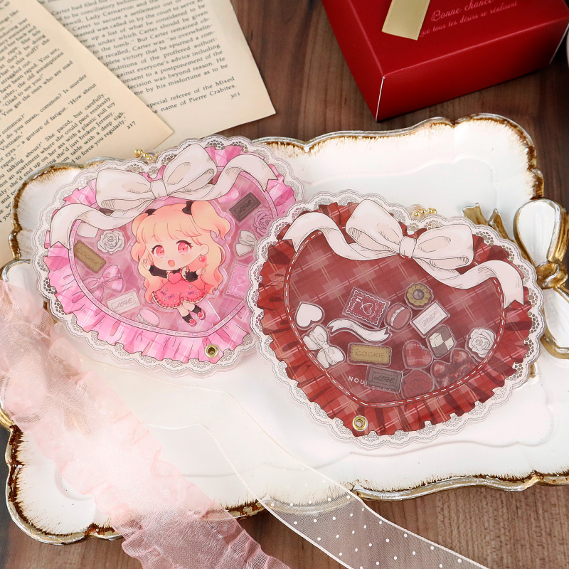 クラシックチェックハートアクリルフレーム オレンジ| FUKUYA ONLINE