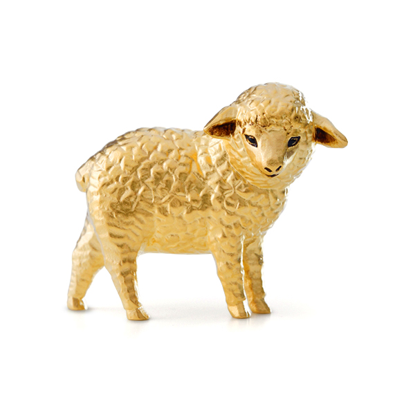 純金オブジェ 「未（ひつじ）」 | 高品質 金・プラチナ