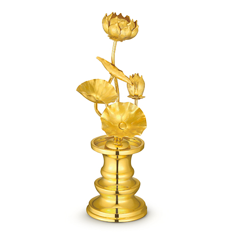 K18 仏具〔常花（左）〕| 高品質 金・プラチナ