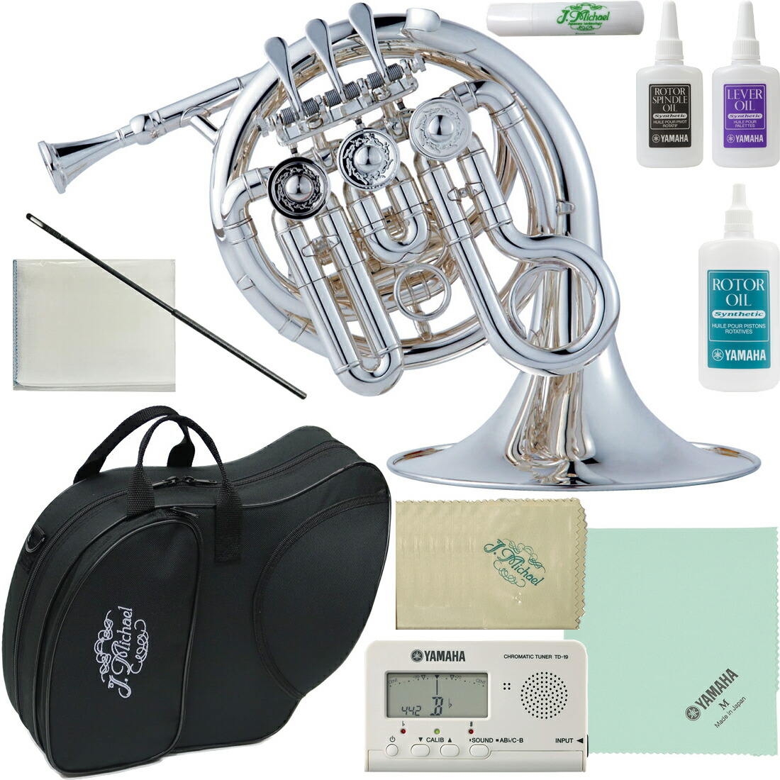 楽天市場】J Michael Jマイケル 3年保証 PFH-500 ポケットホルン