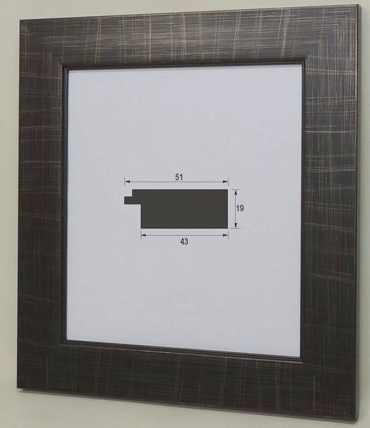 楽天市場】風雅 (8×9寸)ブラック 色紙額 色紙額縁 大仙 (242×273mm