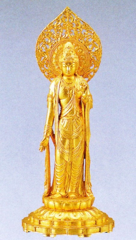 楽天市場】仏像 瑠璃観音 青銅色 松久宗琳作品 高岡銅器の神仏具 桐箱