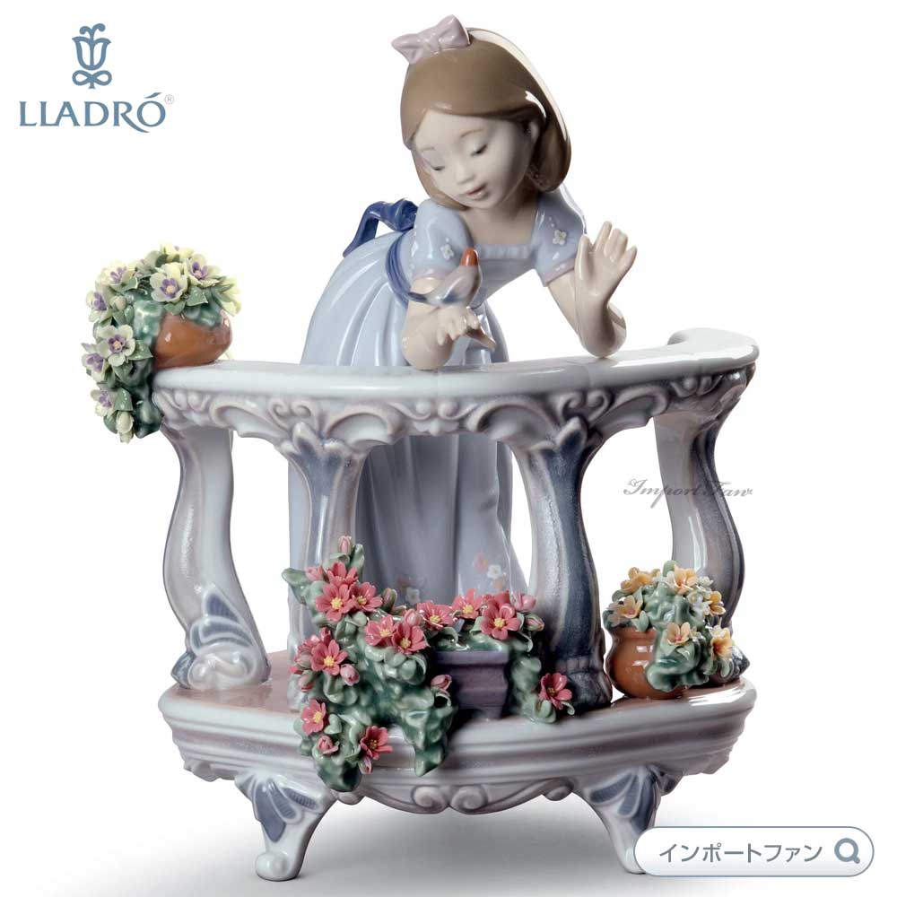 楽天市場】リヤドロ 春を告げる小鳥たち 少女 置物 01006106 LLADRO