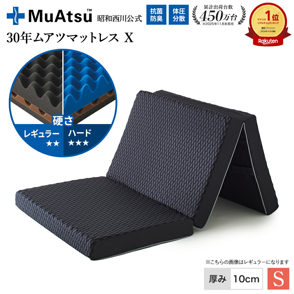 楽天市場】【P10倍 ※2/25迄】昭和西川 ムアツマットレス プロ シングル