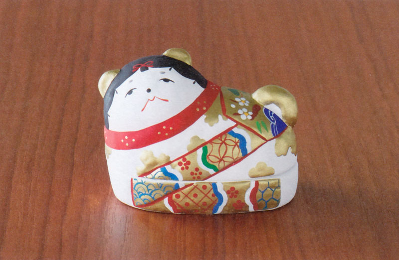 楽天市場】昭峰作 陶器製 犬筥飾り 犬箱飾り 【鶴・亀セット】 〈いぬ