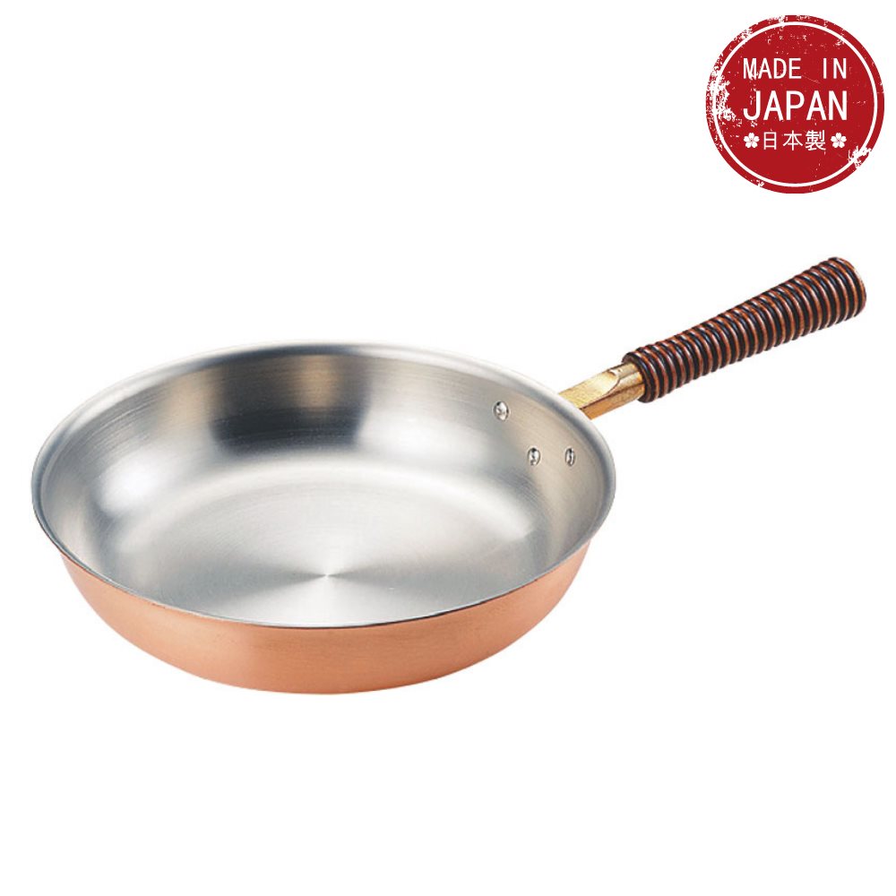 楽天市場】【クーポンあり】浅草 銅銀銅器店 純銅製 フライパン 26