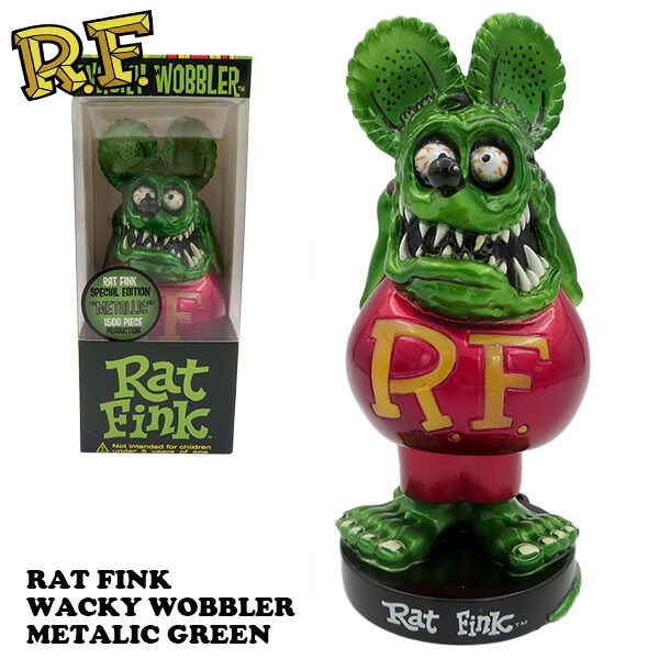 楽天市場】FUNKO Wacky Wobbler RAT FINK オレンジ orange ラット