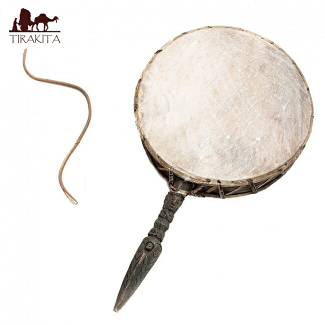 楽天市場】ガムランの両面太鼓≪クンダン≫＝大＝ (バチ付き