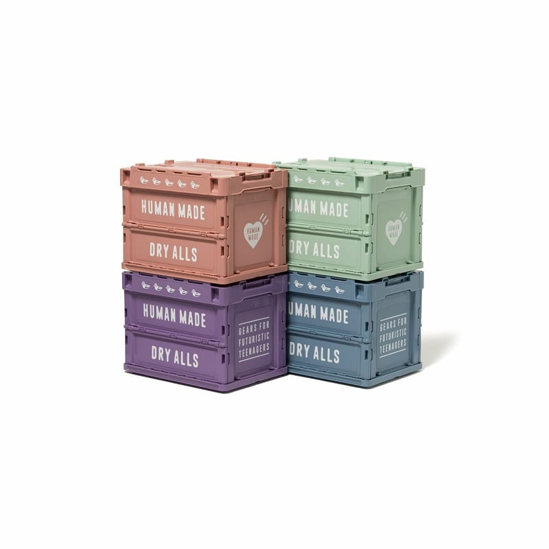 2024SS HUMAN MADE CONTAINER 20L 整理箱折疊箱收納盒4色現貨