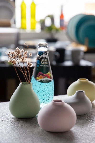 アヤ フラワーベース ラウンド 花瓶 ピンク T-951361:ビックカメラ通販