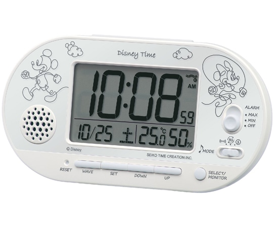 セイコー ディズニー メロディ電波目覚まし時計 81×159×49mm FD482W 1